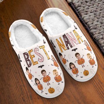 Discover Best Nana Halloween - Personalized Photo Slippers