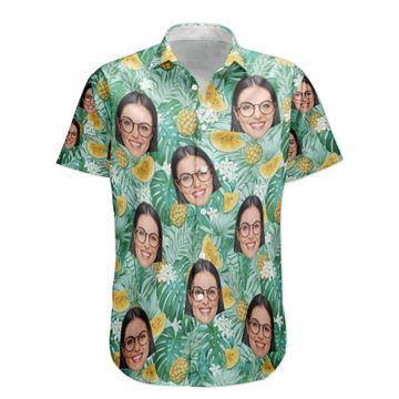 Discover Custom Face - Personalized Photo Hawaiian Shirt