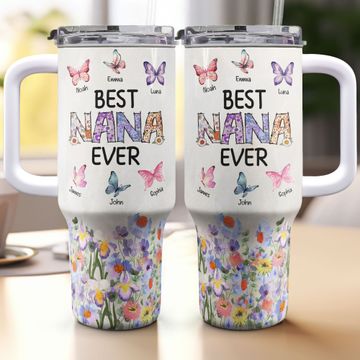 Discover The Best Nana - Personalized 40oz Tumbler With Straw