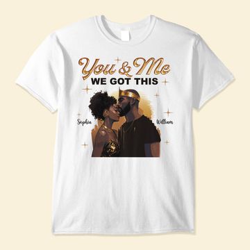 Discover You And Me We Got This Black African Couple - Personalized Photo Shirt