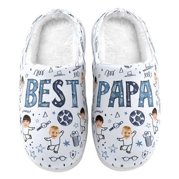 Discover Best Dad - Personalized Photo Slippers