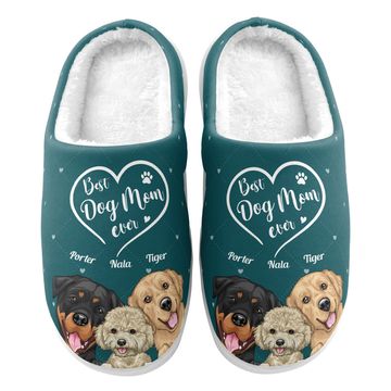 Discover Best Dog/Cat Mom Ever - Personalized Slippers