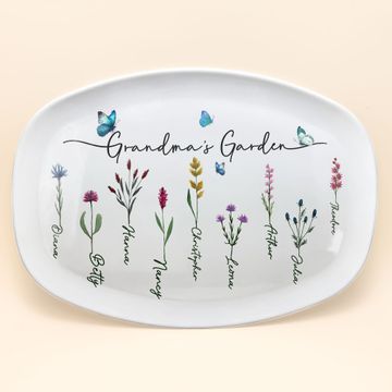 Discover Grandma's Garden - Personalized Platter