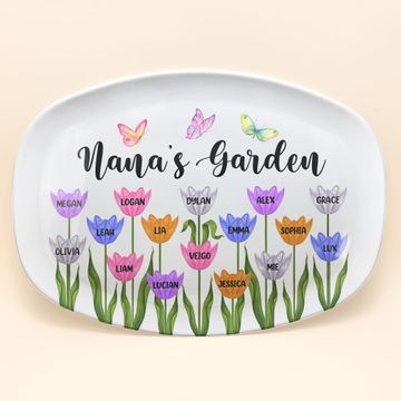 Discover Nana's Garden - Personalized Platter
