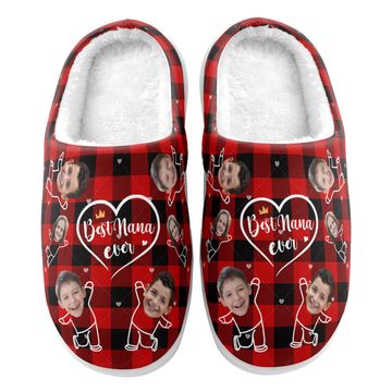 Discover Best Mom Ever Ever - Personalized Photo Slippers